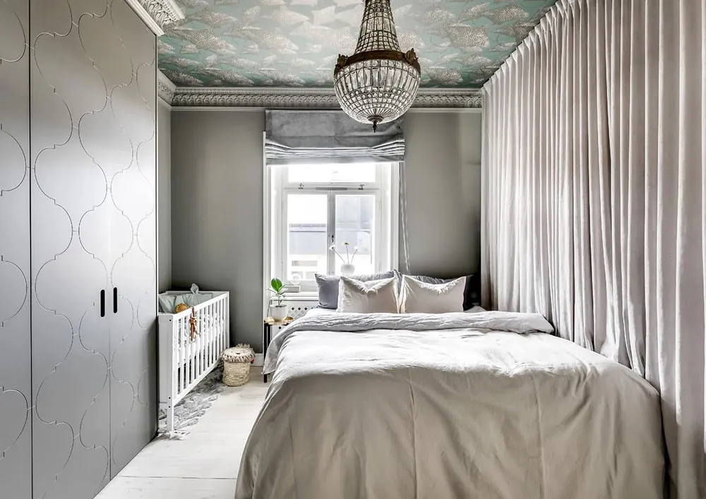 Szwedzki mieszkanie z windową schodami i sypialnią za szybą (72 m²) - Gallery image 16