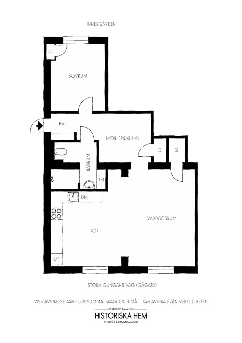 Необычный скандинавский интерьер з тьмями мазаними стінами (70 кв. м) - Gallery image 27