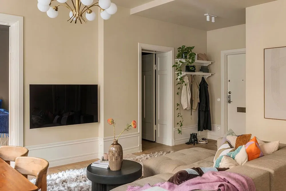 Gemütlicher und entspannender Interior-Design einer Wohnung in Schweden - Gallery image 5