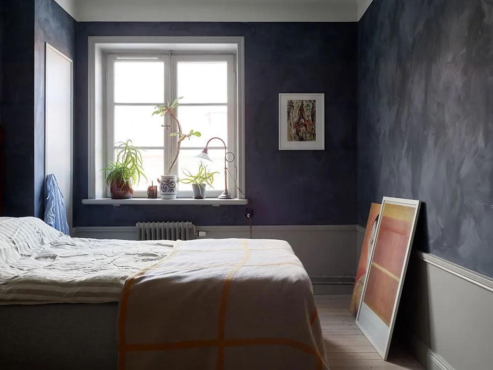 Необычный скандинавский интерьер з тьмями мазаними стінами (70 кв. м) - Gallery image 21