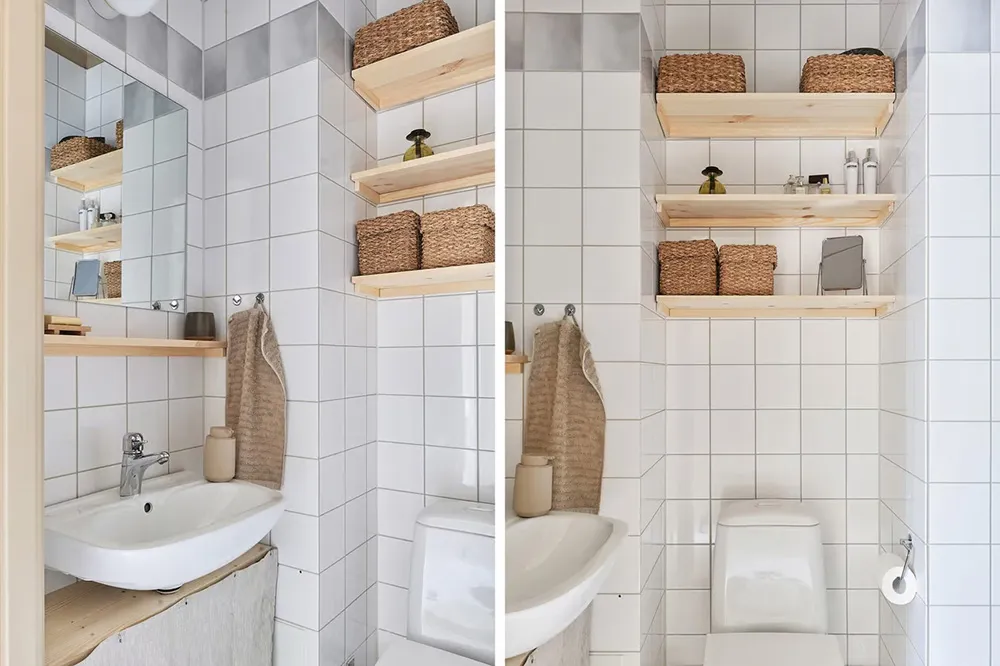 स्वीडिश अपार्टमेंट डिज़ाइन में असामान्य रंगों का उपयोग (59 वर्ग मीटर) - Gallery image 20