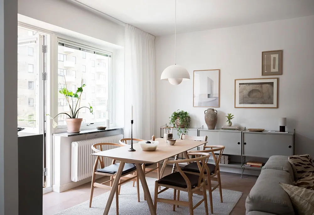 Przyjazny skandynawski interior trzykomnatnego mieszkania (75 m²) - Gallery image 17