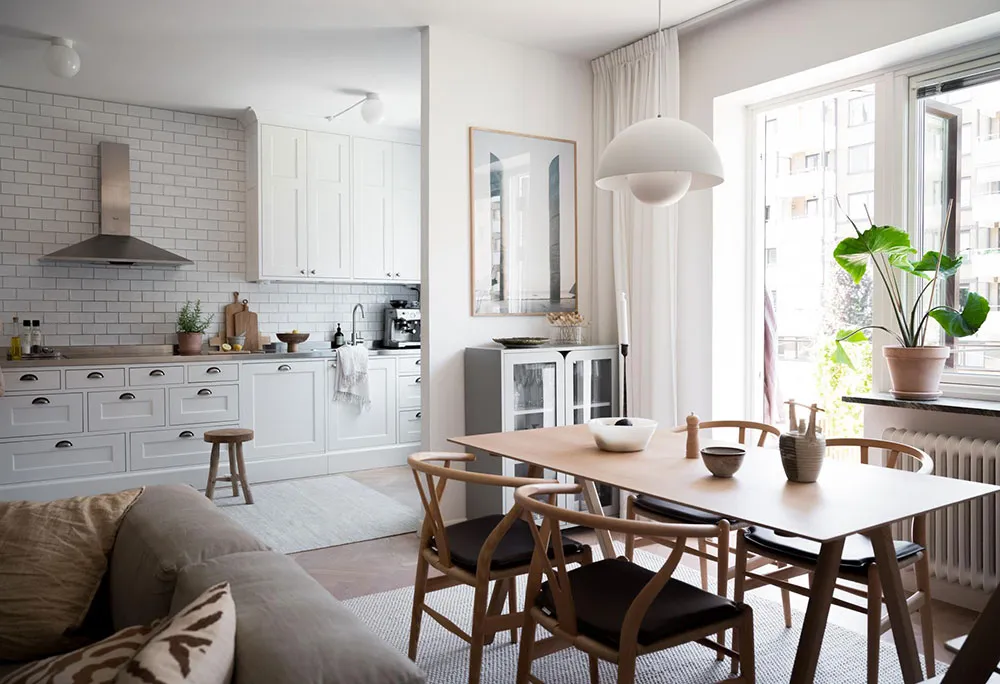 Przyjazny skandynawski interior trzykomnatnego mieszkania (75 m²) - Gallery image 1