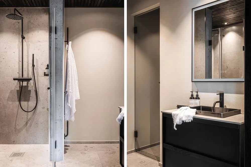 Стильные натуральные интерьеры шведского дома из дерева и камня - Gallery image 21