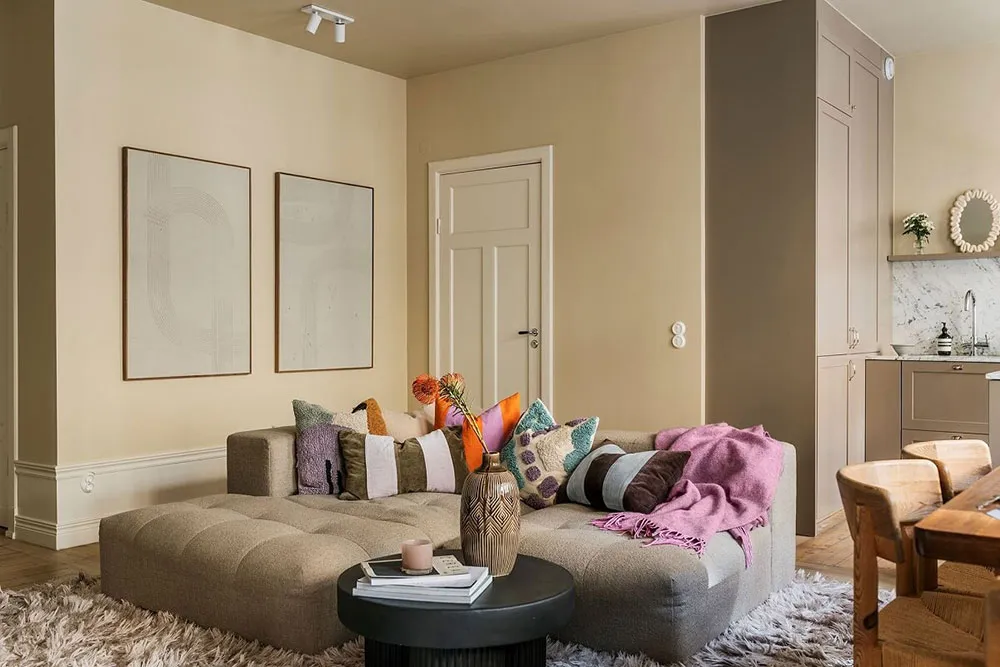 Gemütlicher und entspannender Interior-Design einer Wohnung in Schweden - Gallery image 4