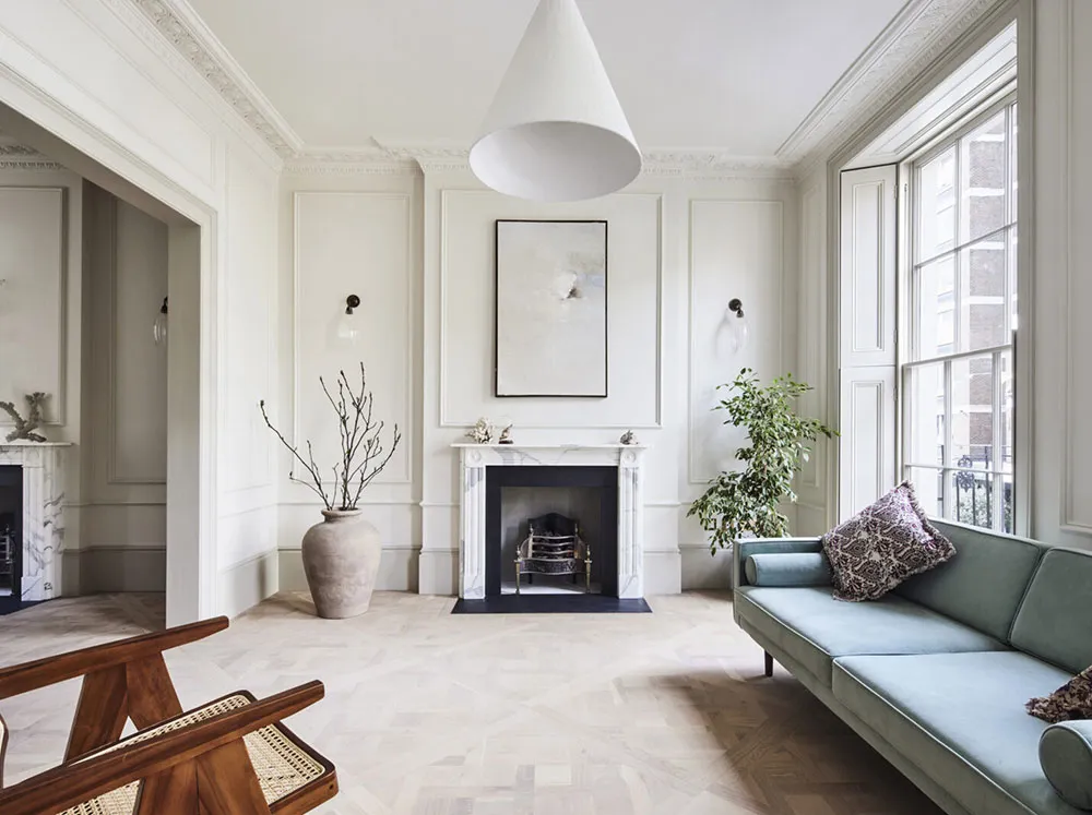 Sérénité et noblesse des intérieurs modernes d'un townhouse historique à Londres - Gallery image 11