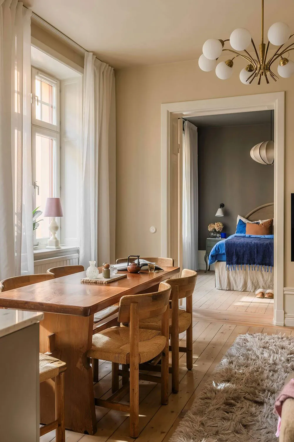 Gemütlicher und entspannender Interior-Design einer Wohnung in Schweden - Gallery image 11