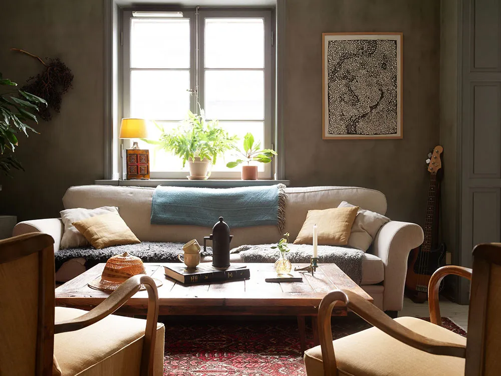 Необычный скандинавский интерьер з тьмями мазаними стінами (70 кв. м) - Gallery image 9