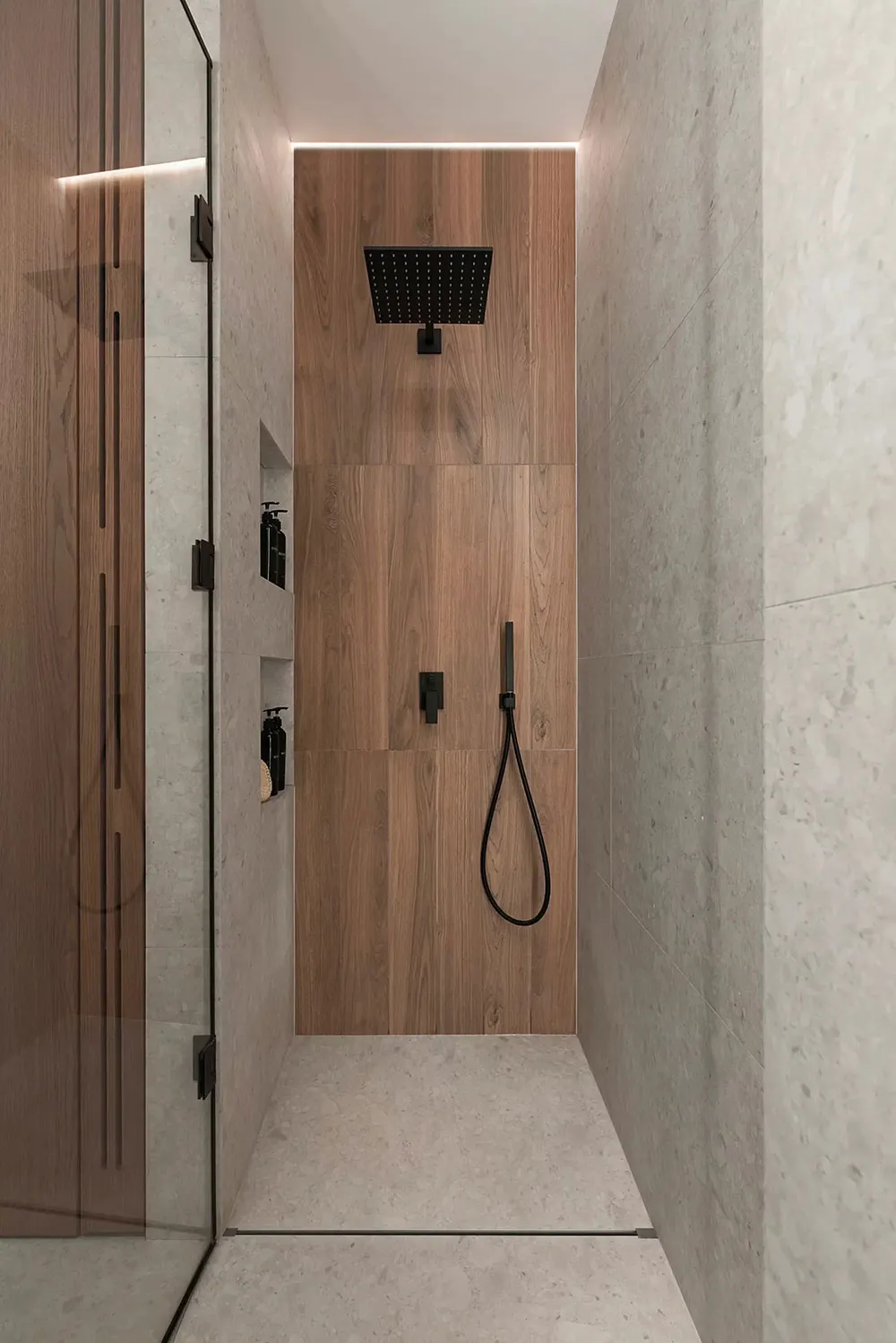 Minimalistische Wohnung in Kiew mit Schlafzimmer hinter Glas (46 qm) - Gallery image 15