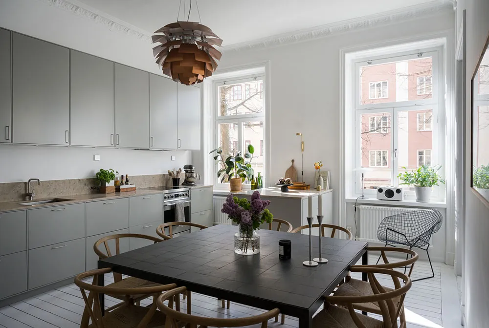 Sala oliva y tablas de surf: apartamento espacioso en Estocolmo - Gallery image 7