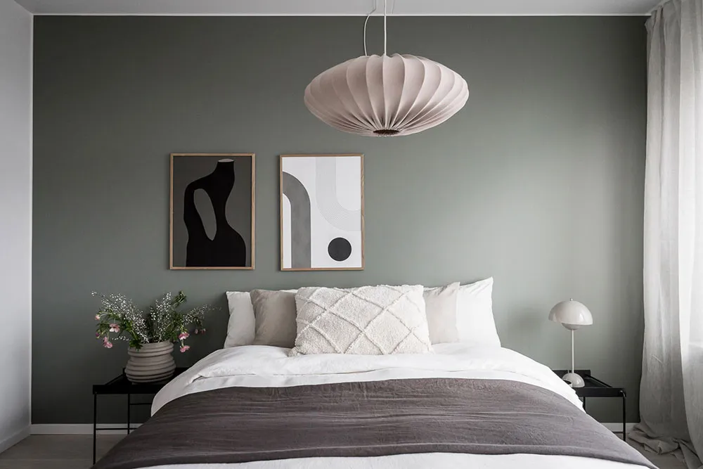 Nowoczesny skandynawski interior w odcieniach szarości w wysokim budynku w Gotenburze - Gallery image 17