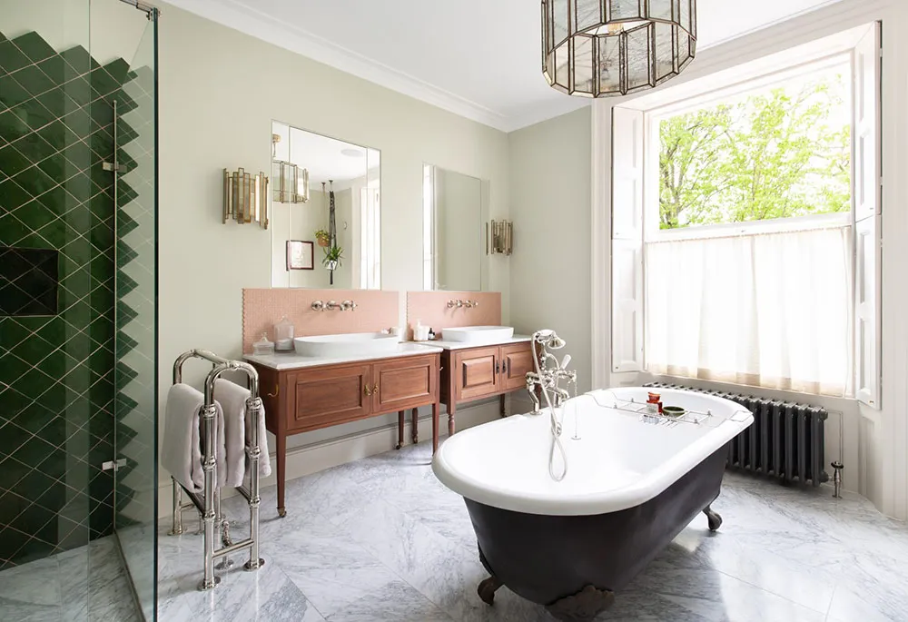 Farbige Kontraste in Interiors eines schönen georgianischen Hauses in London - Gallery image 8