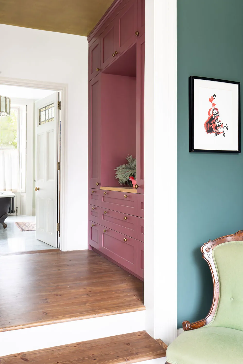 Farbige Kontraste in Interiors eines schönen georgianischen Hauses in London - Gallery image 10
