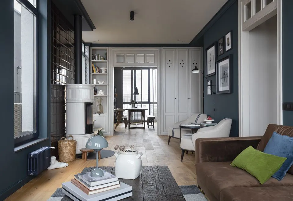 In der Wohnung wie in einem Landhaus: gemütlicher Interior mit Terrasse in Kiew - Gallery image 2