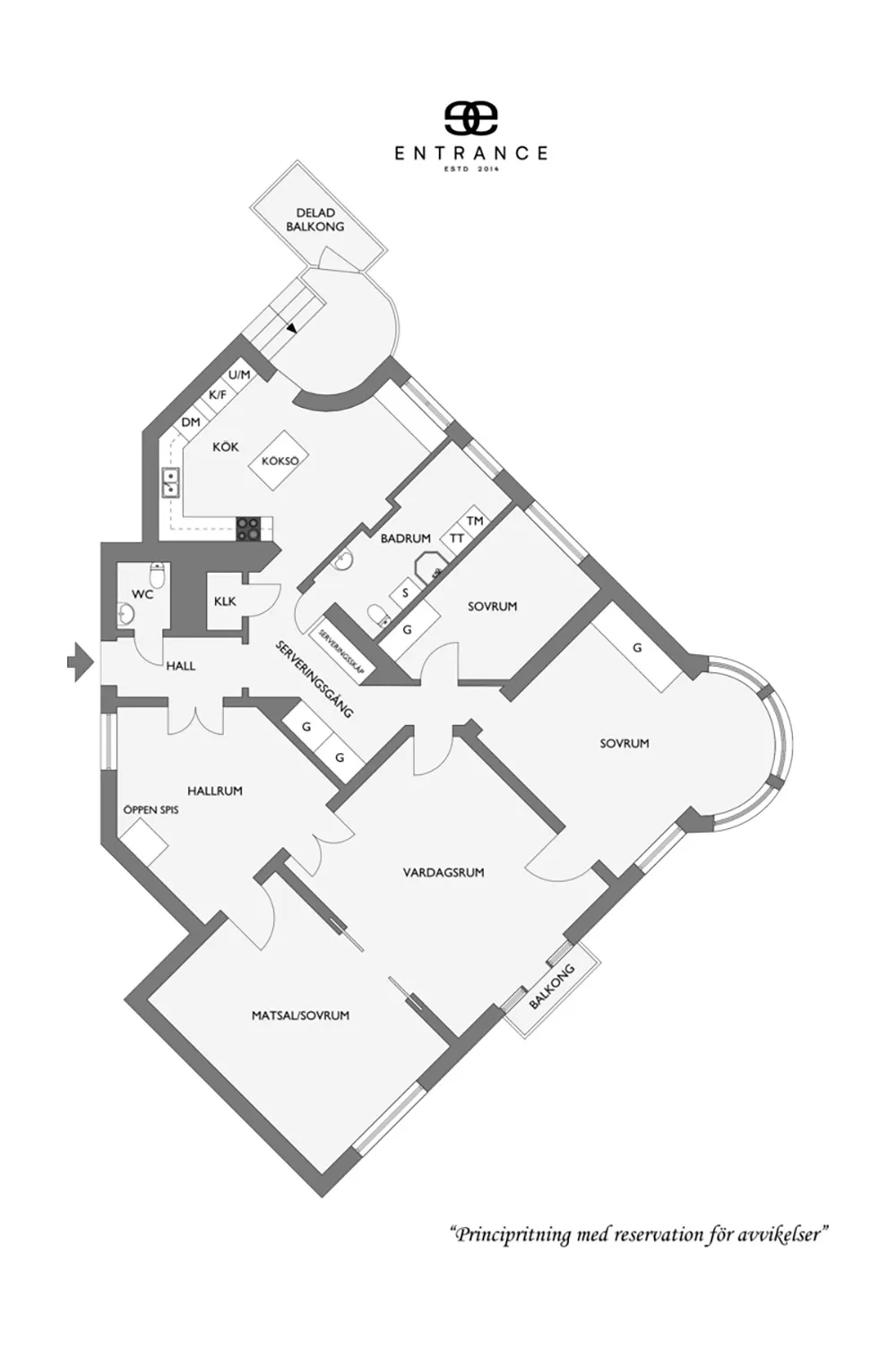Teintes douces du blanc dans le design d'un appartement suédois spacieux - Gallery image 38