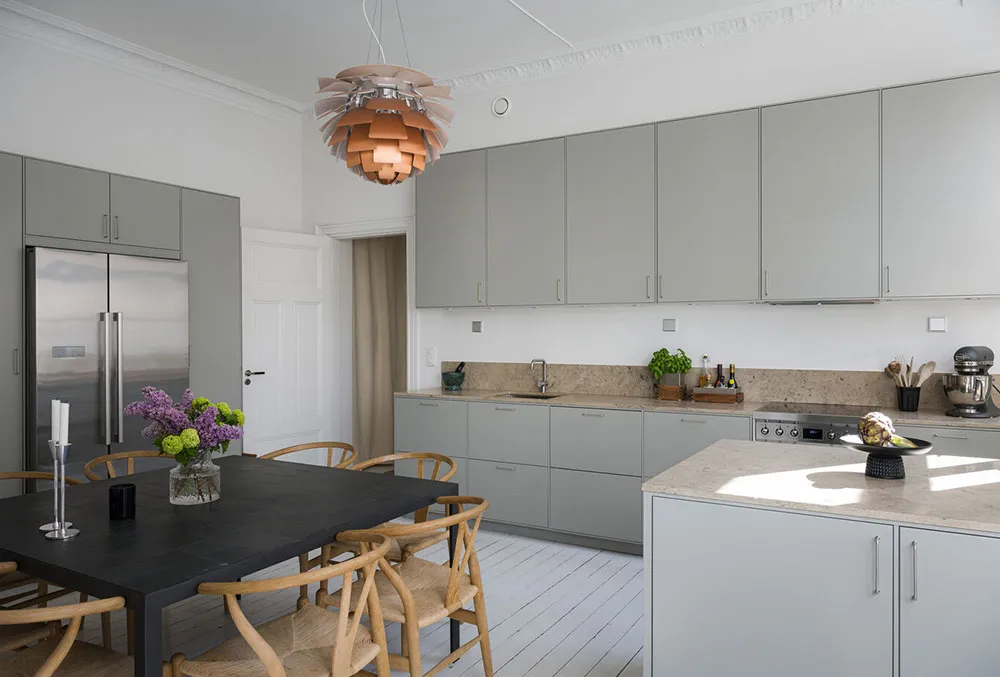 Sala oliva y tablas de surf: apartamento espacioso en Estocolmo - Gallery image 11