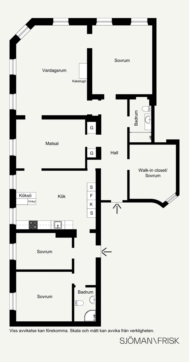 Sala oliva y tablas de surf: apartamento espacioso en Estocolmo - Gallery image 37