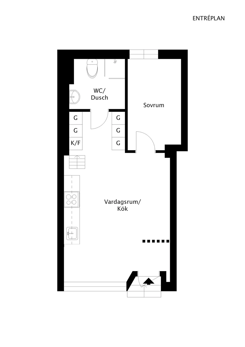 Яркий и тёплый интерьер небольшой квартиры на первом этаже в Стокгольме (34 кв. м) - Gallery image 20