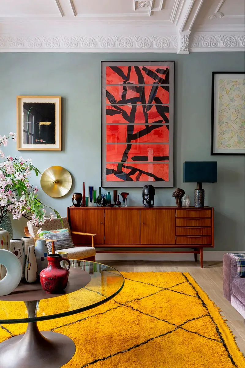 Saftiger Design einer Wohnung in einem modernistischen Haus in Barcelona - Gallery image 3