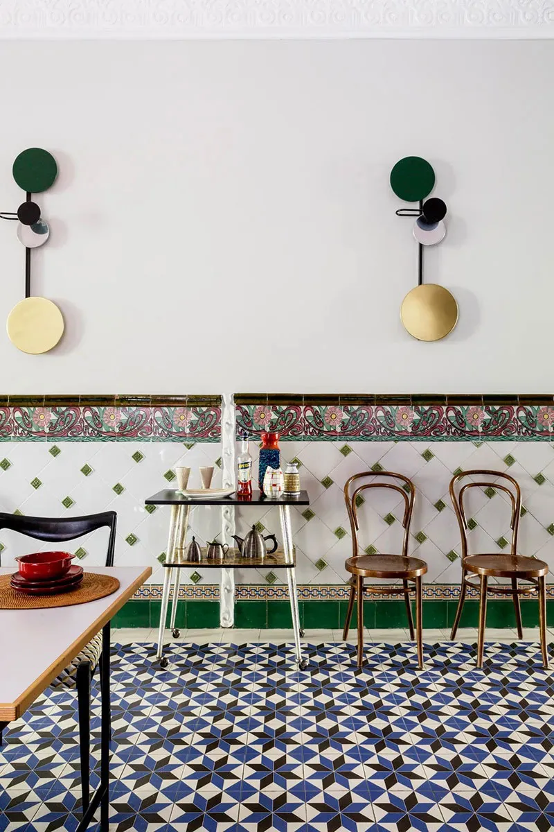 Saftiger Design einer Wohnung in einem modernistischen Haus in Barcelona - Gallery image 8