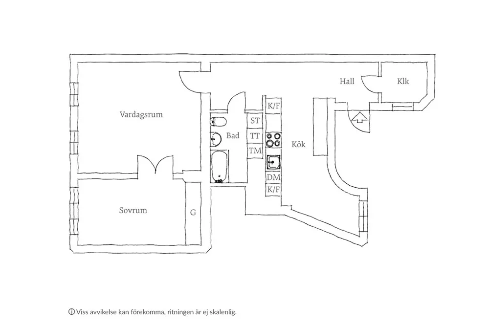 गर्म लिविंग रूम एवं शीतल बेडरूम: गोथेनबर्ग में स्थित एक आरामदायक अपार्टमेंट (66 वर्ग मीटर) - Gallery image 26