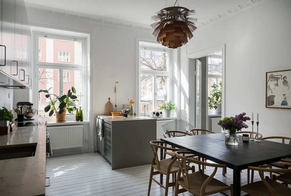 Sala oliva y tablas de surf: apartamento espacioso en Estocolmo - Gallery image 10