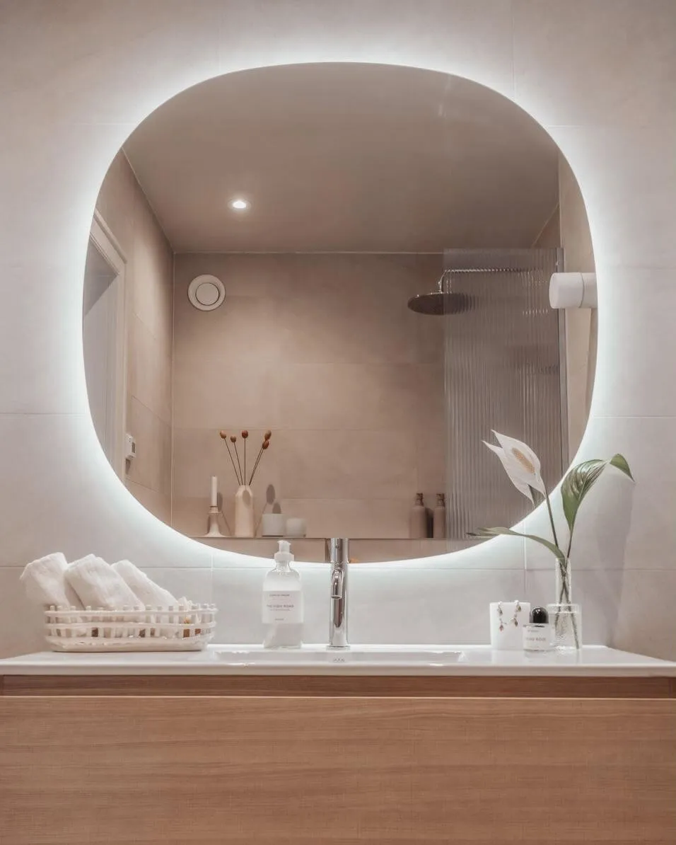 Apartamento pequeño pero elegante y lujoso en tonos lecheros en Estocolmo (47 m²) - Gallery image 16