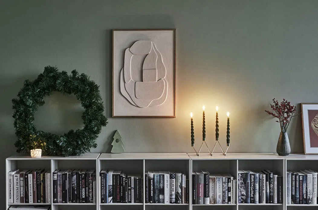 Intérieur de Noël élégant d'une belle villa historique au Danemark - 14