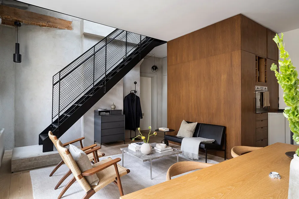 Стильный небольшой скандинавский лофт в два этажа (65 кв. м) - Gallery image 36