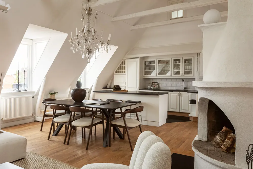 Elegante loft sueco con vigas - Gallery image 10