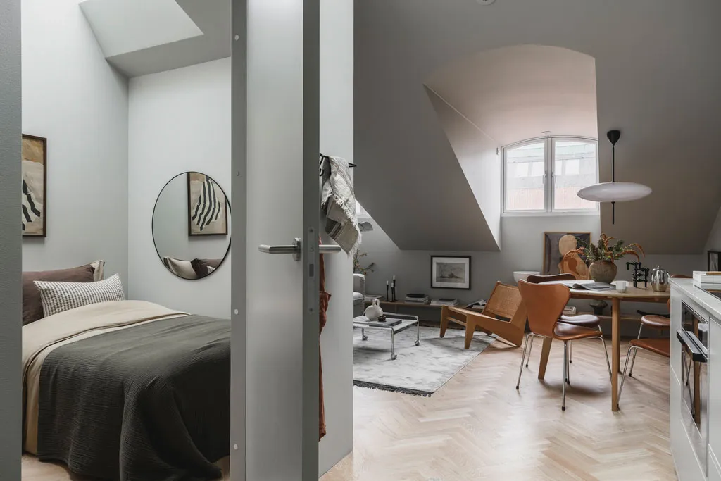 Маленькая, но очень приятная мансардная квартира в Гетеборге (36 кв. м) - Gallery image 22