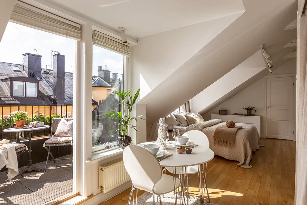 Elegante loft sueco con vigas - Gallery image 22