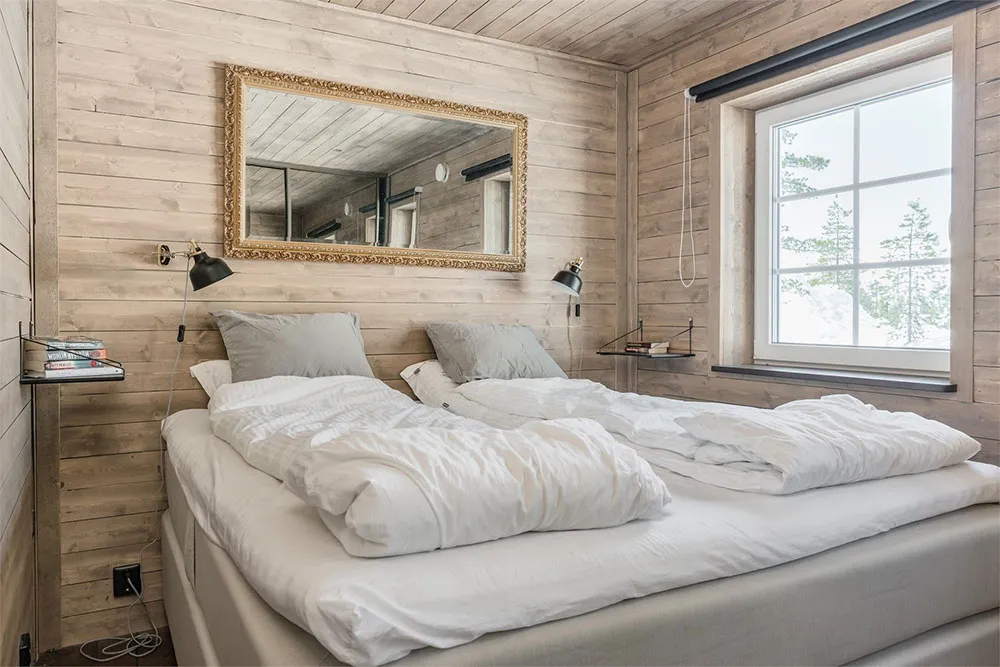 Petit chalet scandinave avec cheminée et mansarde (90 m²) - Gallery image 8