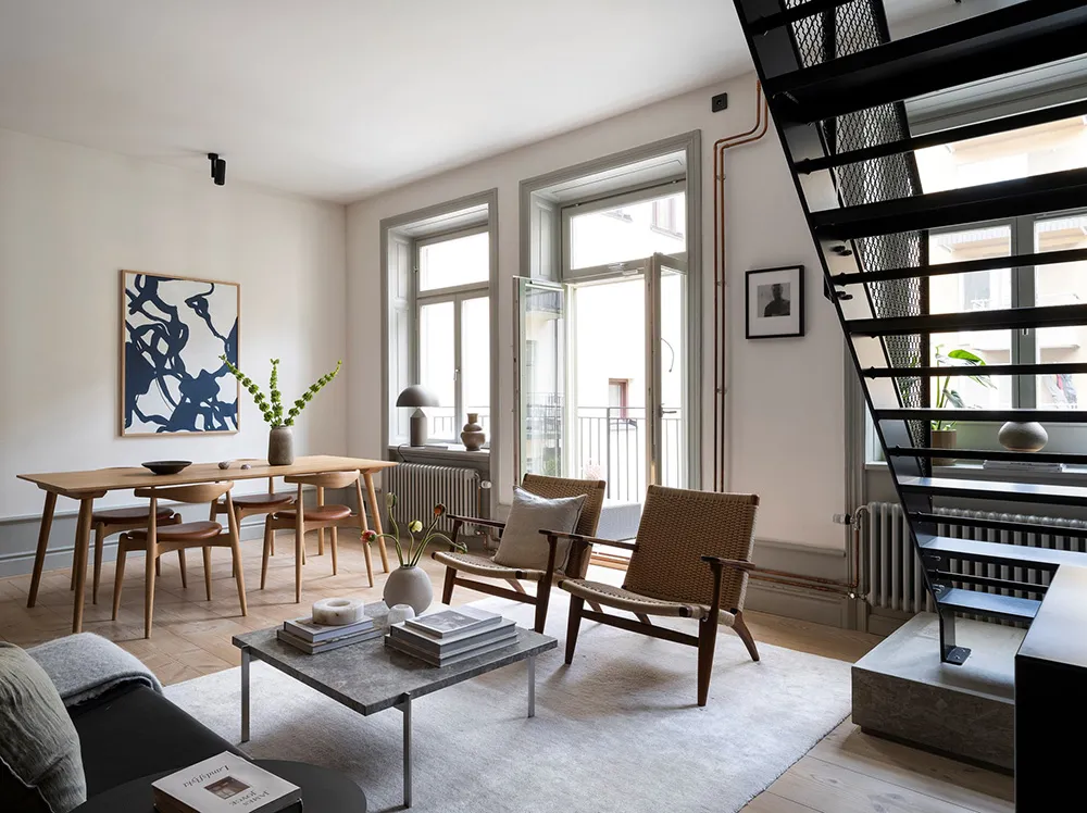 Стильный небольшой скандинавский лофт в два этажа (65 кв. м) - Gallery image 5