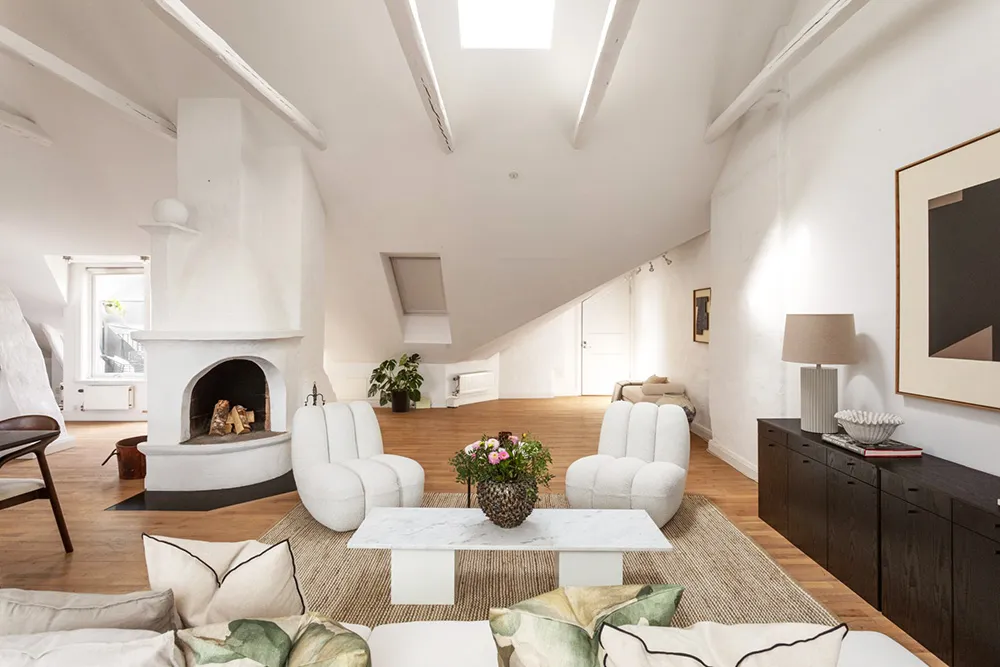 Elegante loft sueco con vigas - Gallery image 9