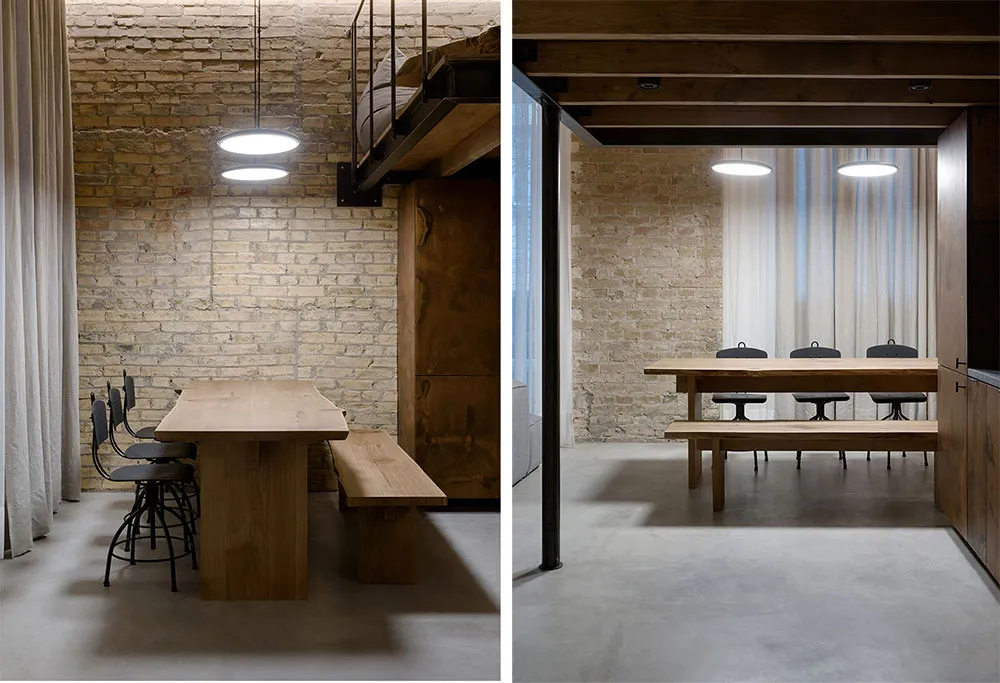 Minimalismo industrial y antresol: pequeña vivienda soltera en Kiev (41 m²) - Gallery image 13