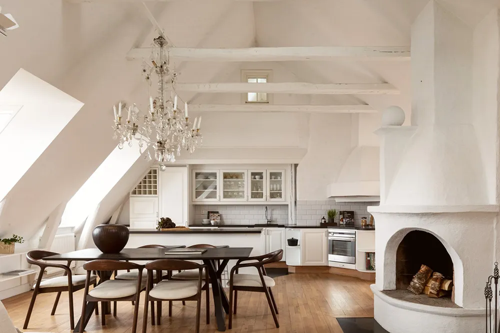 Elegante loft sueco con vigas - Gallery image 7