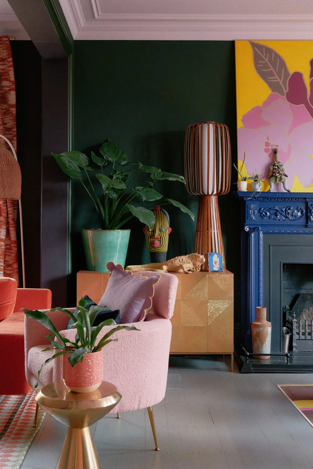 Exceso de colores atrevidos en el diseño de una casa victoriana en Londres - Gallery image 3