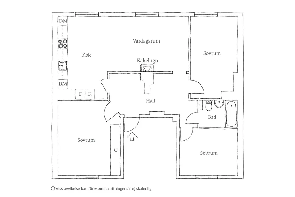 Мягкий интерьер с обоями в Швеции (90 кв. м) - Gallery image 31