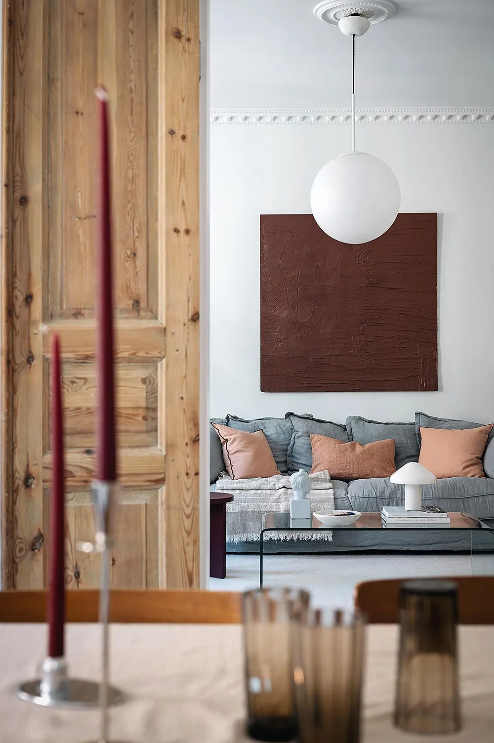 Beige and Brown Accents in Scandinavian Apartment Design - Gallery image 9