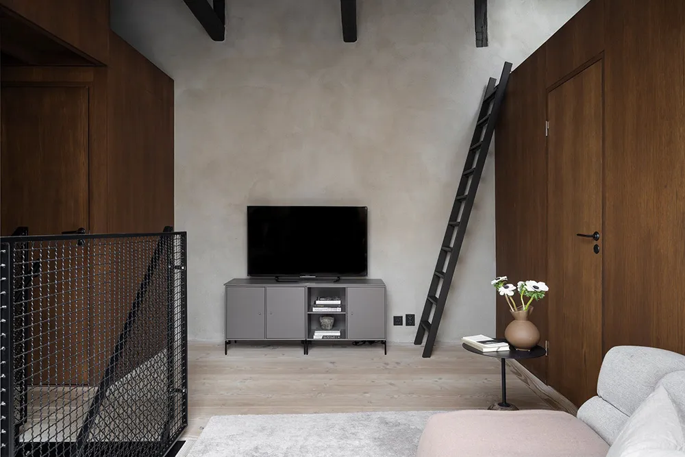 Стильный небольшой скандинавский лофт в два этажа (65 кв. м) - Gallery image 23