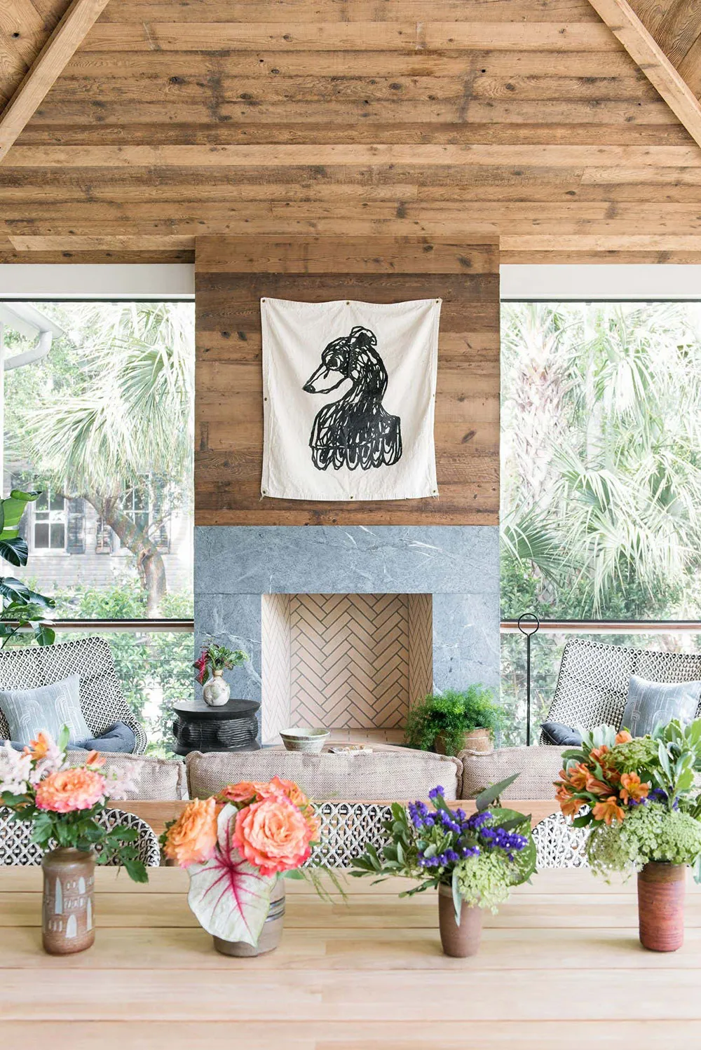 Tropical Spirit in a 19th Century Home Interior in South Carolina - Gallery image 23