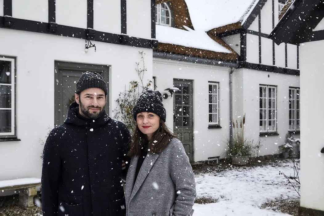 Intérieur de Noël élégant d'une belle villa historique au Danemark - 18