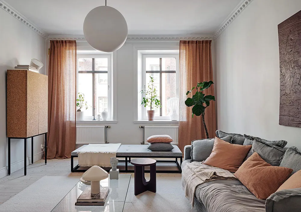 Beige and Brown Accents in Scandinavian Apartment Design - Gallery image 13