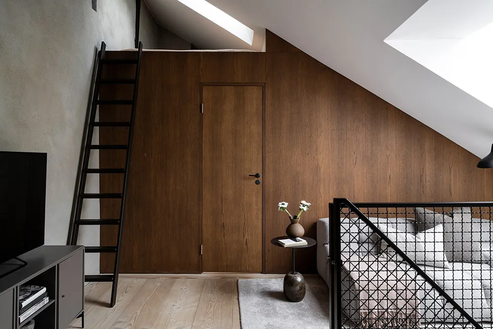 Стильный небольшой скандинавский лофт в два этажа (65 кв. м) - Gallery image 22