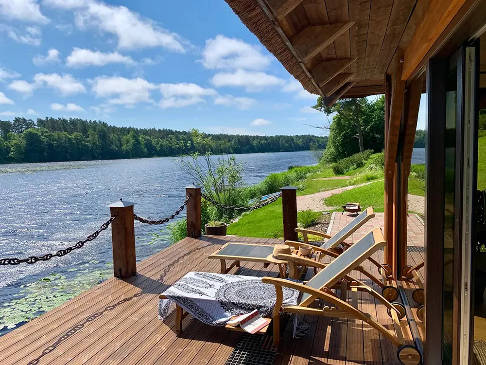 Cozy Wooden Cabin by the River in Estonia - 19