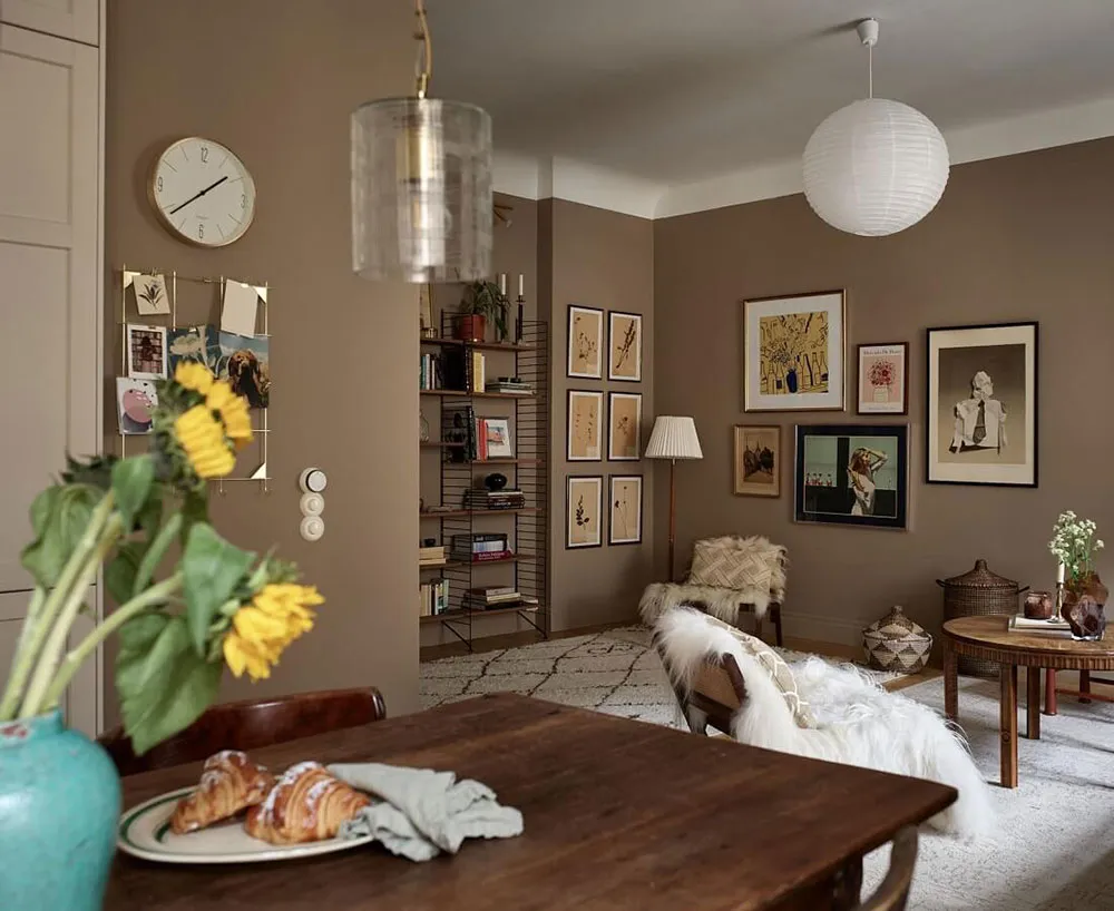 Hermosa apartamento en tonos marrones con un dormitorio mágico - Gallery image 4