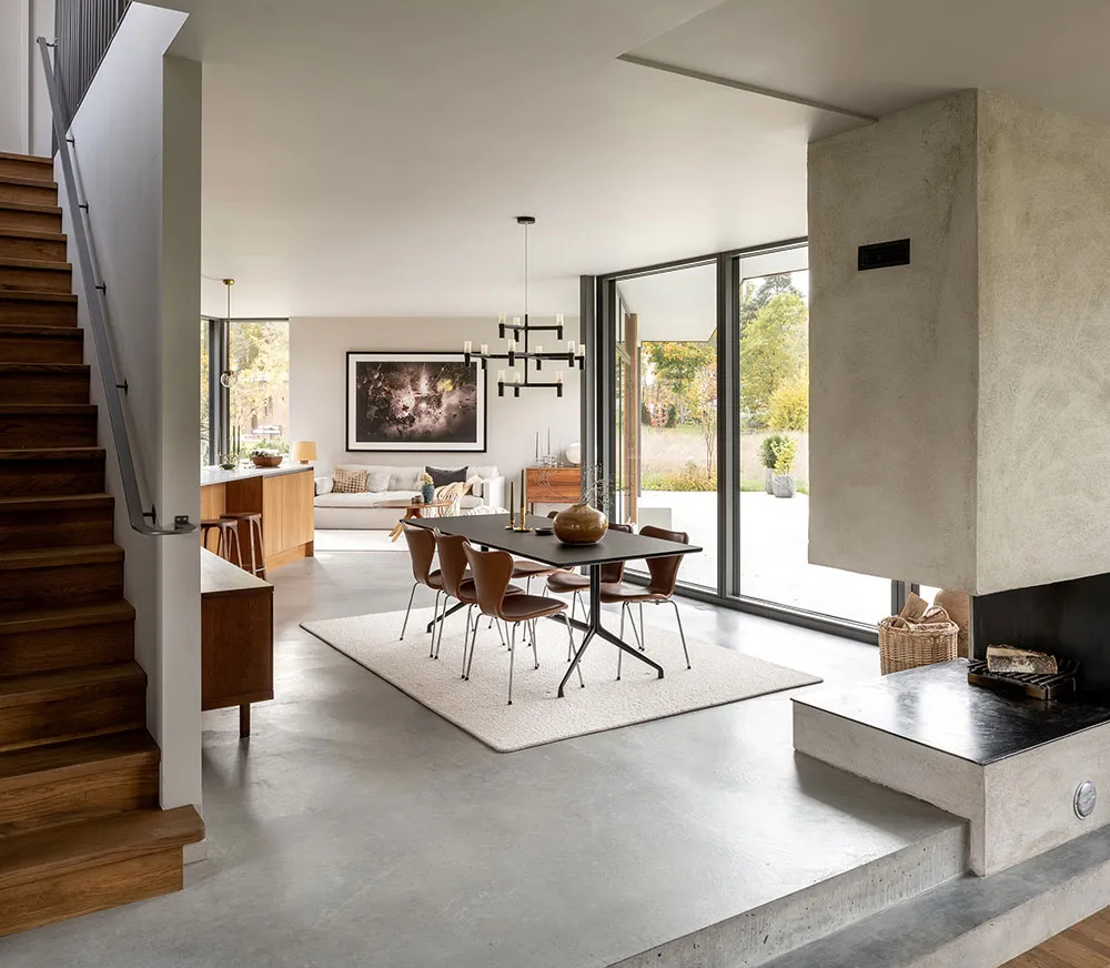 Архитектура в стиле 60-х и тёплые современные интерьеры: дом дизайнера в Швеции - Gallery image 7