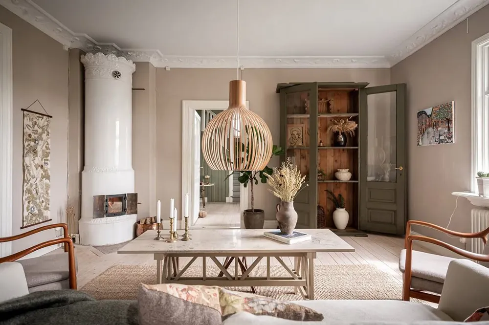 Schöne traditionelle Villa in Schweden mit warmen Interieurs - Gallery image 3