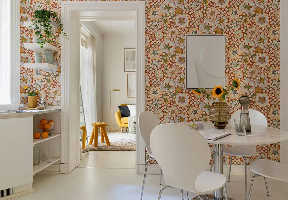 Mała, ale radosna: skandynawskie mieszkanie z letnim nastrójem (41 m²) - Gallery image 7